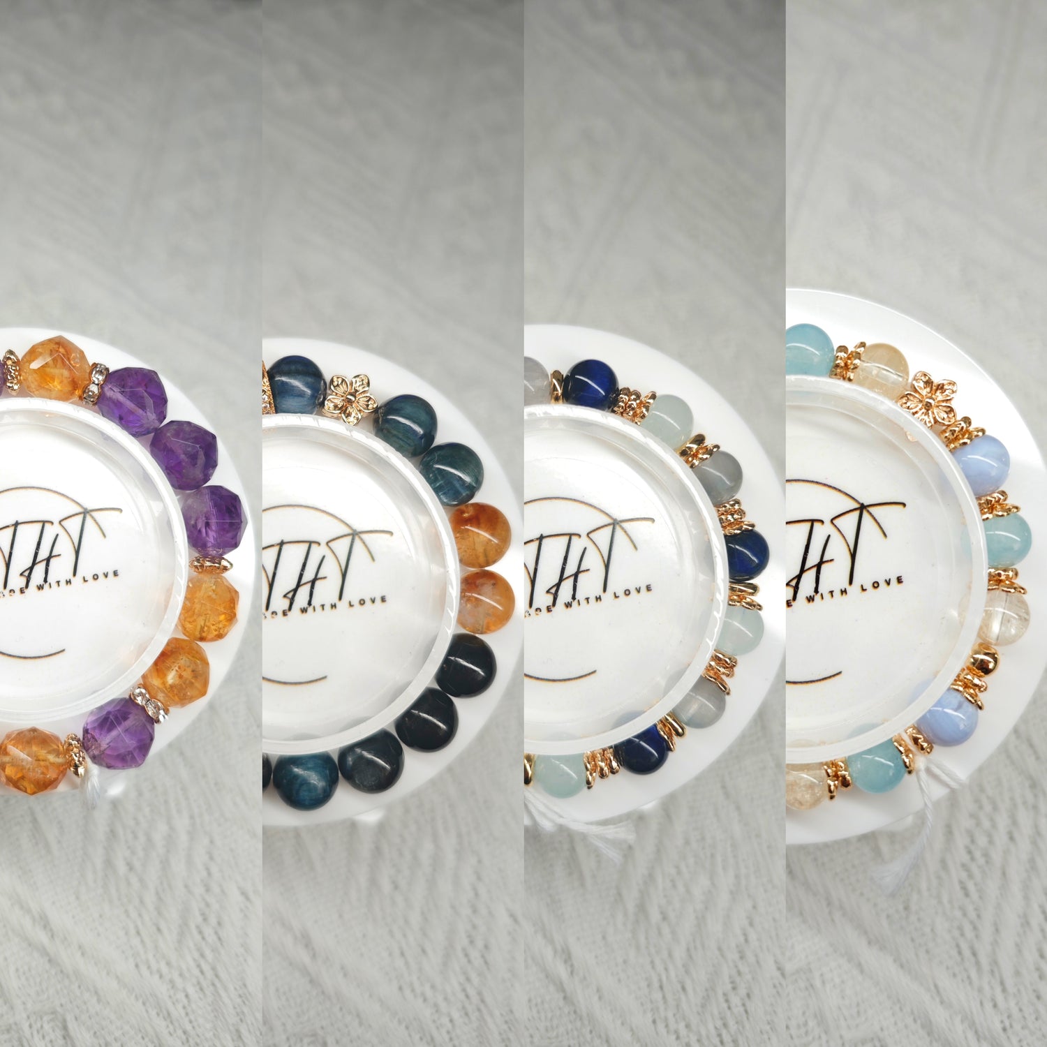Pre-Made Design Natural Crystal Bracelets